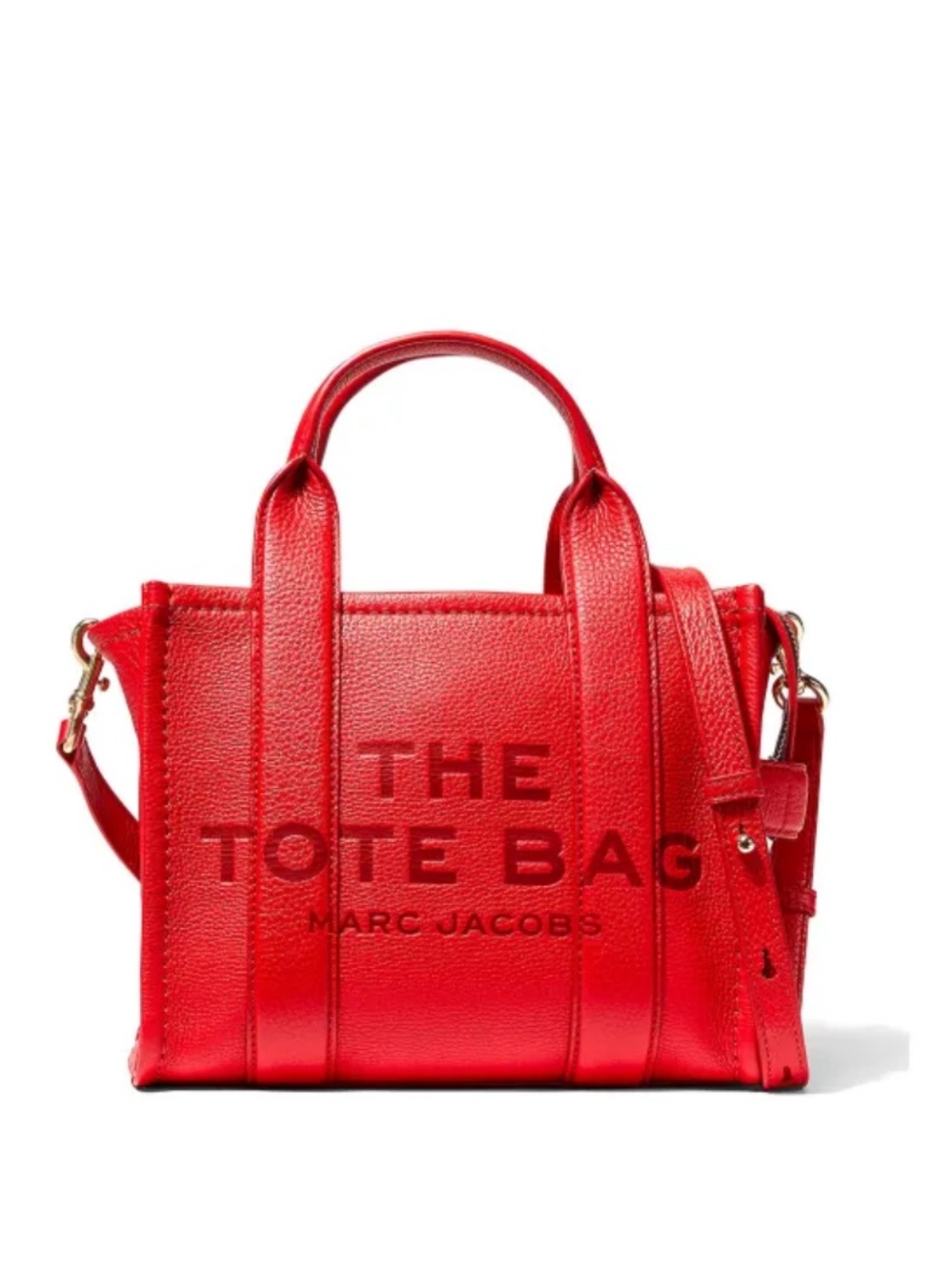 Marc Jacobs Red Leather Medium Tote